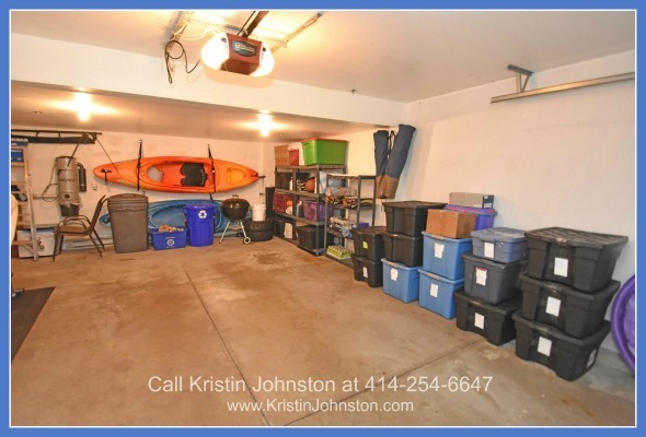 If you wish to store heavy and large items, the best place would be this home’s 2.5 car garage. It can fit two cars comfortably and still have enough space for your things.